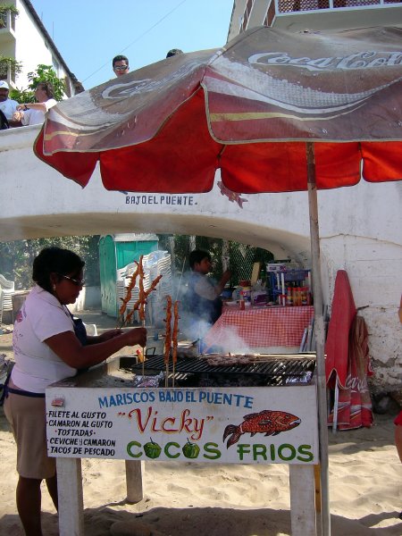 Shrimp & Fish on a stick